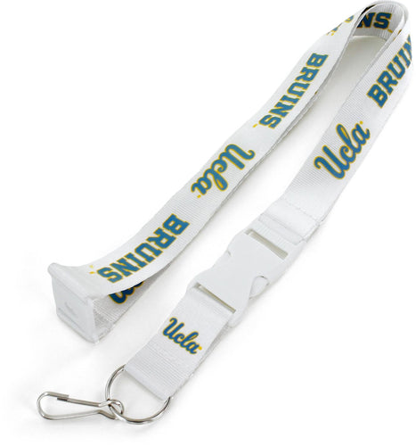 WHOLESALE UCLA WHITE LANYARD