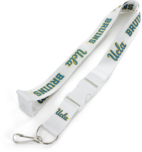 WHOLESALE UCLA WHITE LANYARD