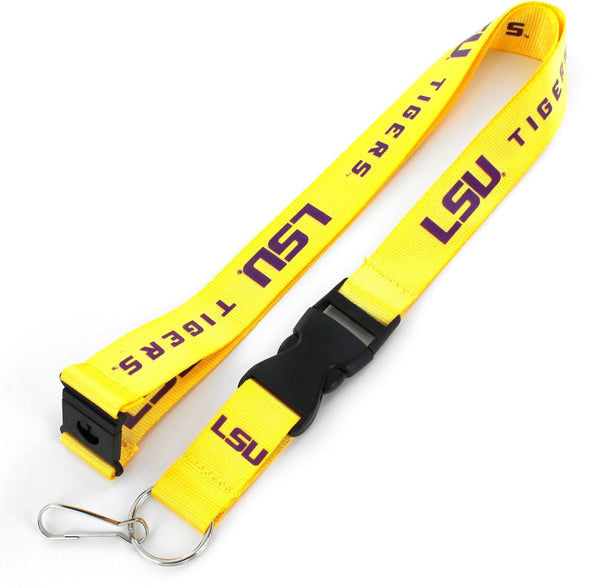 WHOLESALE LSU (YELLOW) LANYARD