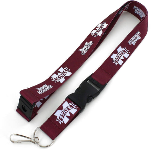 WHOLESALE MISSISSIPPI STATE (MAROON) LANYARD