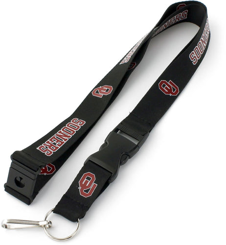 WHOLESALE OKLAHOMA (BLACK) TEAM LANYARD