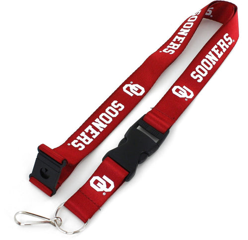 WHOLESALE OKLAHOMA (RED) LANYARD