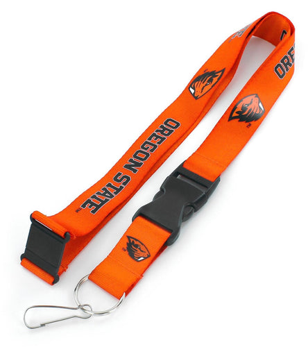 WHOLESALE OREGON STATE (ORANGE) LANYARD - NEW BEAVER HEAD