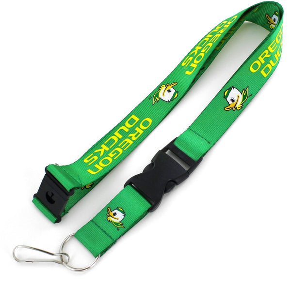 WHOLESALE OREGON 'FIGHTING DUCK' (GREEN) TEAM LANYARD