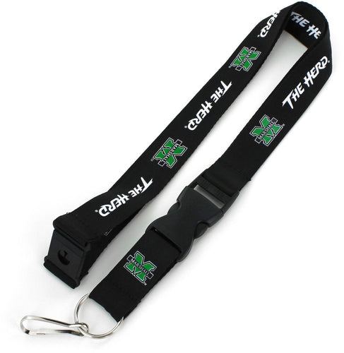 WHOLESALE MARSHALL (BLACK) LANYARD