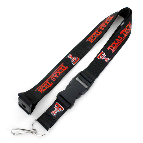 WHOLESALE TEXAS TECH (BLACK) TEAM LANYARD