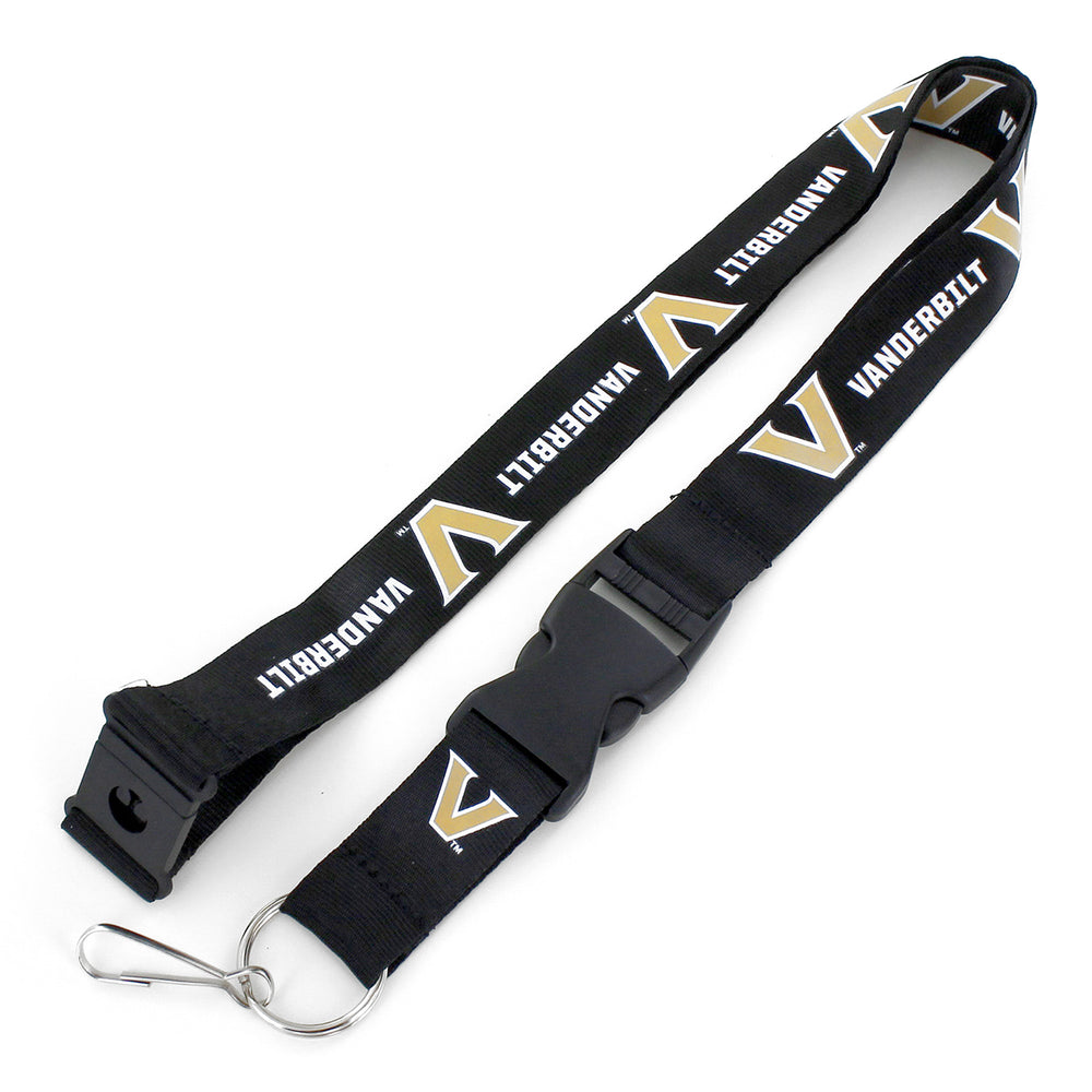 WHOLESALE VANDERBILT (BLACK) TEAM LANYARD