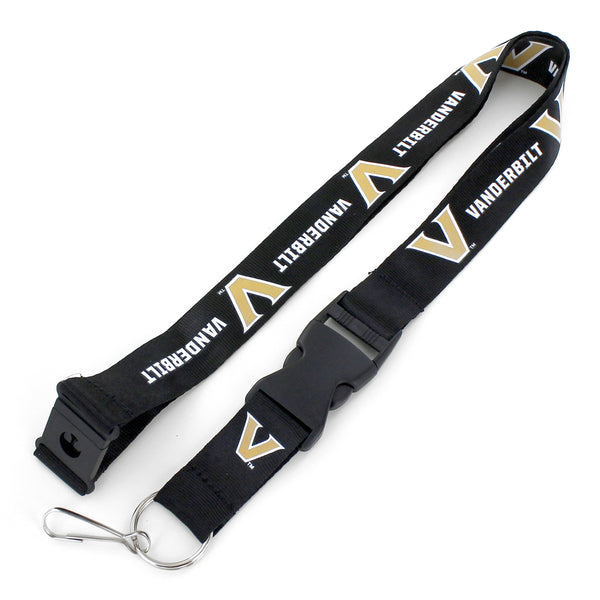 WHOLESALE VANDERBILT (BLACK) TEAM LANYARD