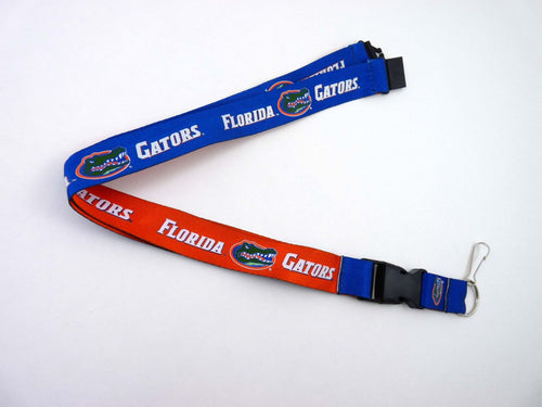 WHOLESALE FLORIDA (BLUE /ORANGE) REVERSIBLE LANYARD