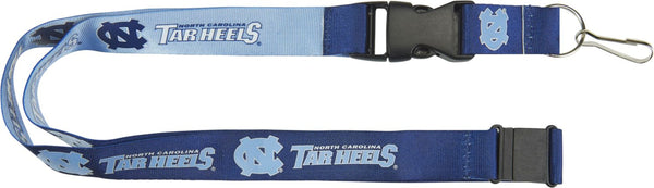 WHOLESALE NORTH CAROLINA (BLUE/BLUE) REVERSIBLE LANYARD