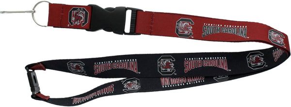 WHOLESALE SOUTH CAROLINA (BLACK/RED) REVERSIBLE LANYARD