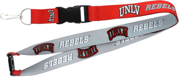 WHOLESALE UNLV (RED/GRAY) REVERSIBLE LANYARD