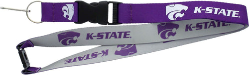 WHOLESALE KANSAS STATE (PURPLE/GRAY) REVERSIBLE LANYARD