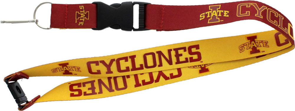 IOWA STATE (RED/YELLOW) REVERSIBLE LANYARD