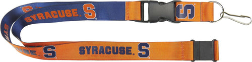 WHOLESALE SYRACUSE (BLACK/ORANGE) REVERSIBLE LANYARD