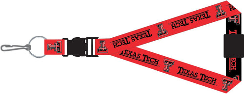 WHOLESALE TEXAS TECH (BLACK/RED) REVERSIBLE LANYARD