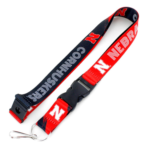 WHOLESALE NEBRASKA CROSSFADE LANYARD
