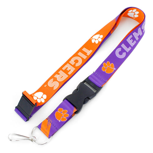 WHOLESALE CLEMSON CROSSFADE LANYARD