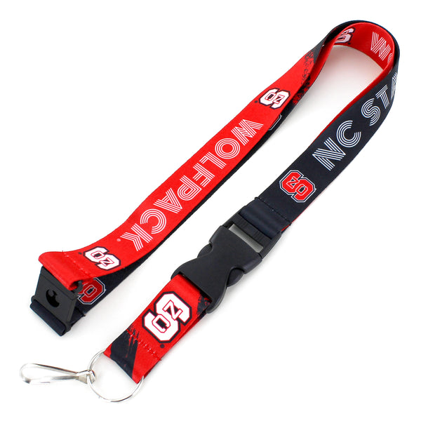 WHOLESALE NORTH CAROLINA STATE CROSSFADE LANYARD