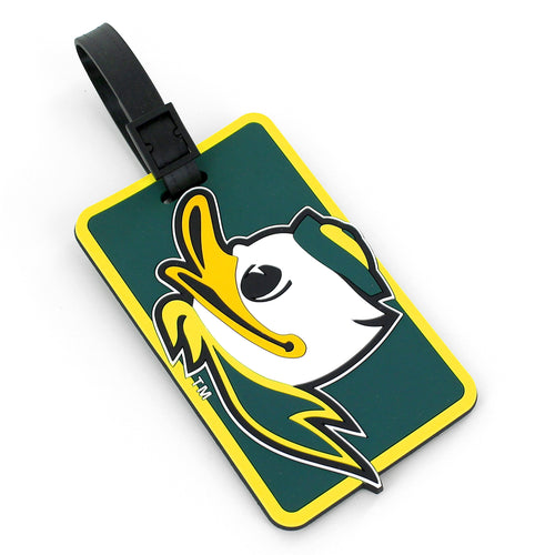 WHOLESALE OREGON 'FIGHTING DUCK' SOFT BAG TAG
