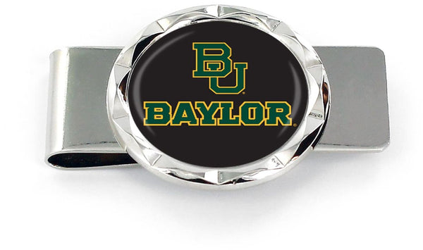 WHOLESALE BAYLOR DIAMOND CUT MONEY CLIP