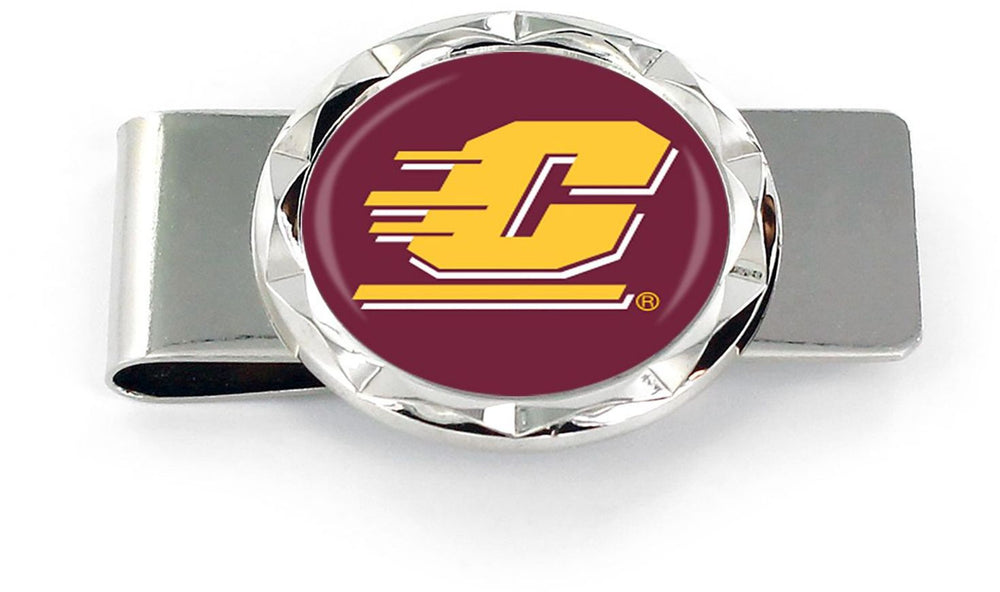 CENTRAL MICHIGAN DIAMOND CUT MONEY CLIP