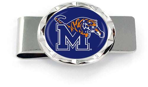 WHOLESALE MEMPHIS TIGERS DIAMOND CUT MONEY CLIP
