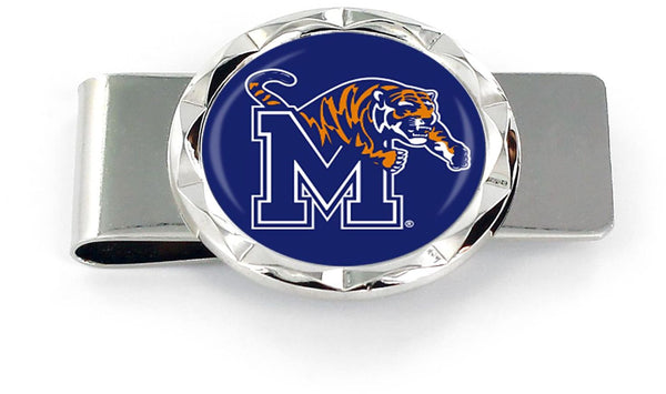WHOLESALE MEMPHIS TIGERS DIAMOND CUT MONEY CLIP