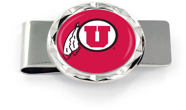 WHOLESALE UTAH UTES DIAMOND CUT MONEY CLIP