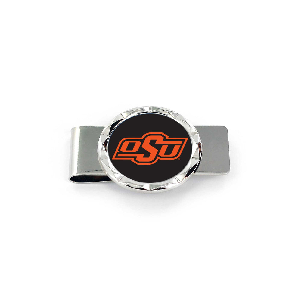 WHOLESALE OKLAHOMA STATE DIAMOND CUT MONEY CLIP
