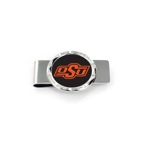 WHOLESALE OKLAHOMA STATE DIAMOND CUT MONEY CLIP