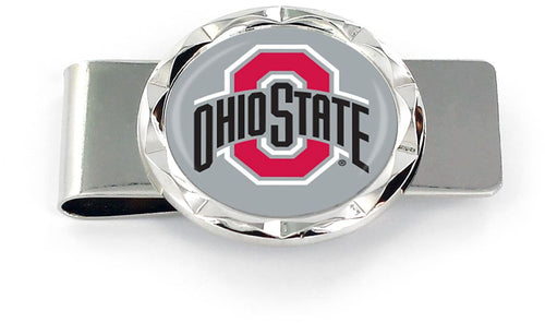WHOLESALE OHIO STATE DIAMOND CUT MONEY CLIP