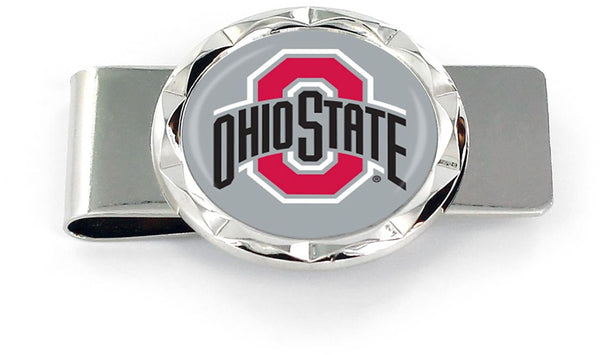 WHOLESALE OHIO STATE DIAMOND CUT MONEY CLIP