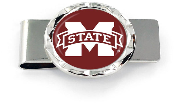 WHOLESALE MISSISSIPPI STATE DIAMOND CUT MONEY CLIP