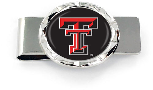 WHOLESALE TEXAS TECH DIAMOND CUT MONEY CLIP