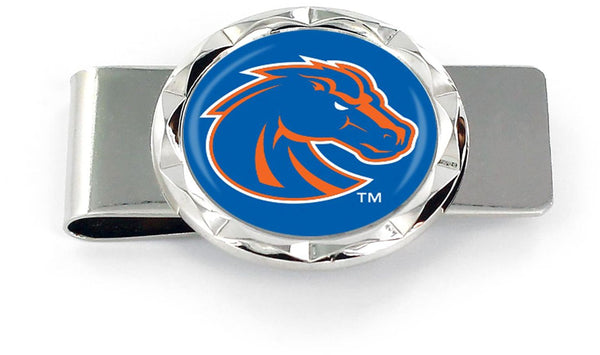 WHOLESALE BOISE STATE DIAMOND CUT MONEY CLIP