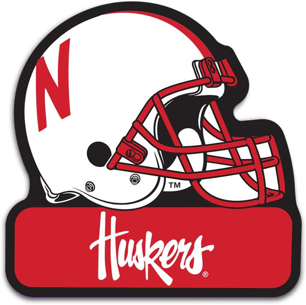 WHOLESALE NEBRASKA 3" FOOTBALL HELMET MAGNET