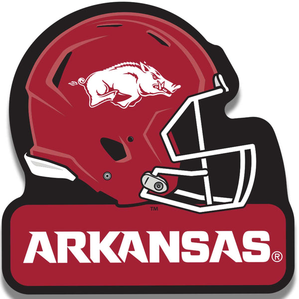 WHOLESALE ARKANSAS 3" FOOTBALL HELMET MAGNET