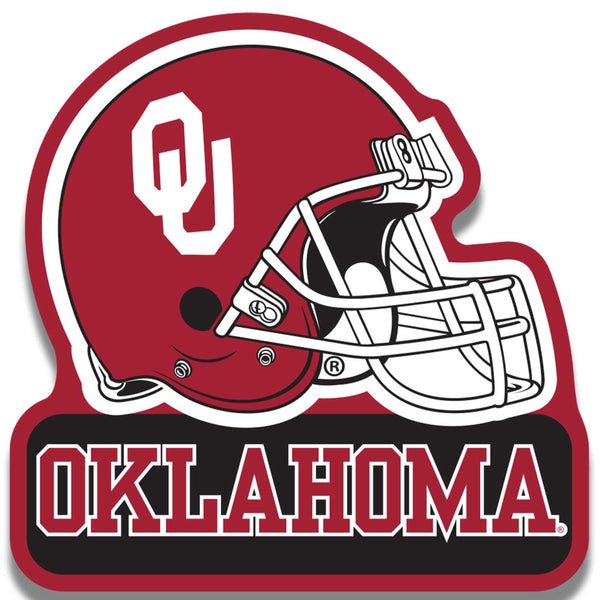 WHOLESALE OKLAHOMA 3" FOOTBALL HELMET MAGNET