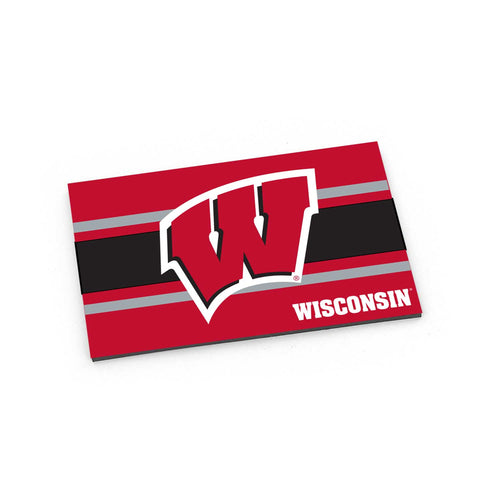 WHOLESALE WISCONSIN STRIPED MAGNET
