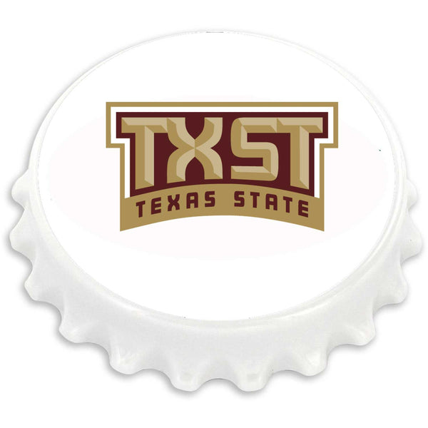TEXAS STATE BOTTLE CAP OPENER MAGNET (OC)