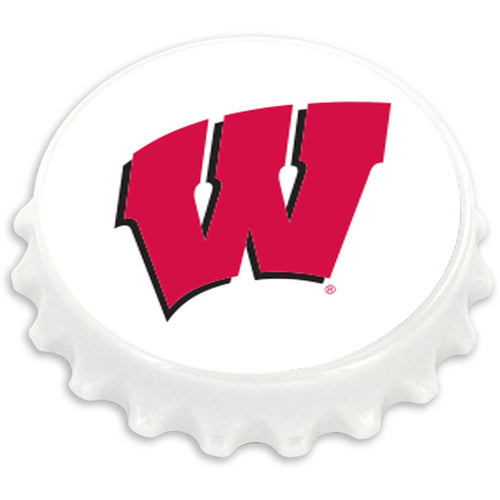 WISCONSIN BOTTLE CAP BOTTLE OPENER MAGNET (OC)