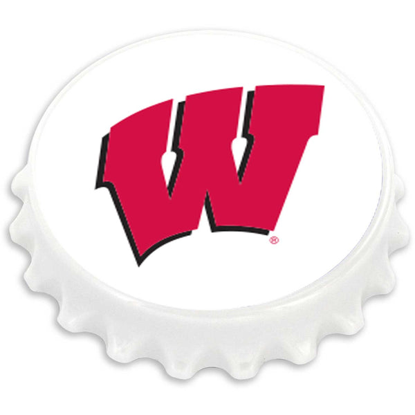 WISCONSIN BOTTLE CAP BOTTLE OPENER MAGNET (OC)