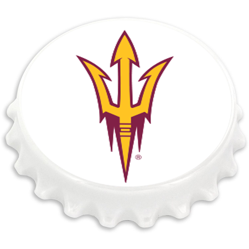 WHOLESALE ARIZONA STATE BOTTLE CAP BOTTLE OPENER MAGNET (OC)