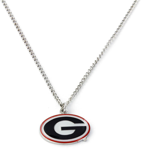 WHOLESALE GEORGIA SILVER LOGO PENDENT