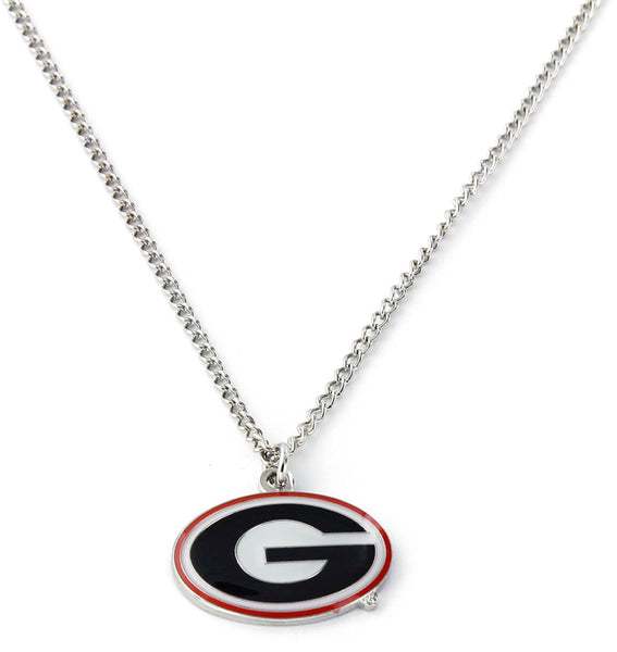 WHOLESALE GEORGIA SILVER LOGO PENDENT