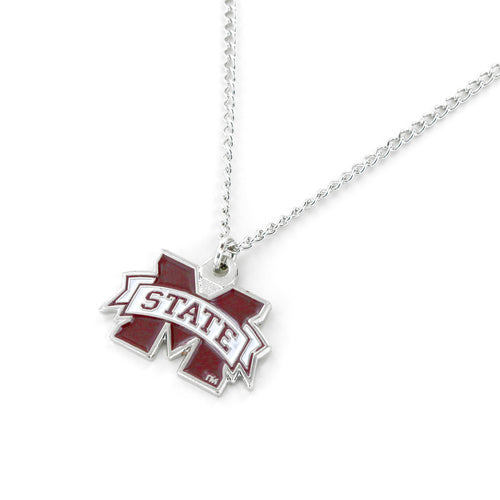 WHOLESALE MISSISSIPPI STATE LOGO NECKLACE