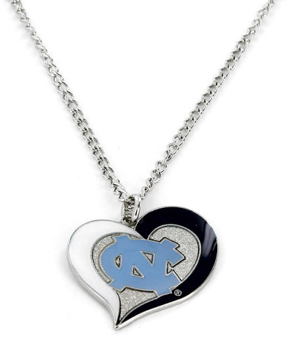 WHOLESALE NORTH CAROLINA SWIRL HEART NECKLACE