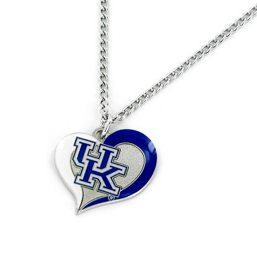 WHOLESALE KENTUCKY SWIRL HEART NECKLACE