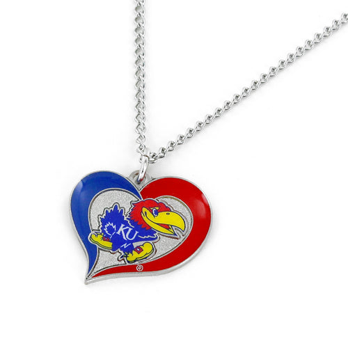 WHOLESALE KANSAS SWIRL HEART NECKLACE